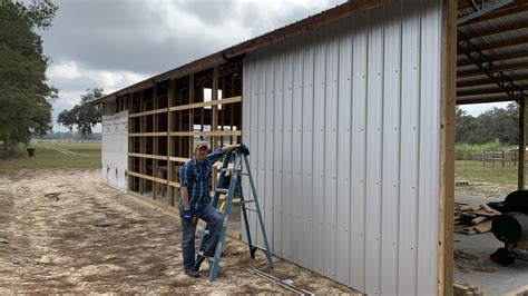 light gauge metal siding installation